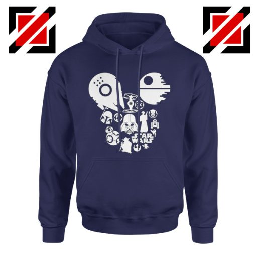 Star Wars Disney Mickey Head Hoodie Disney Family Hoodie Navy