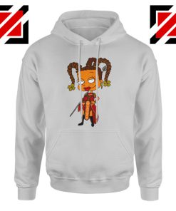 Susie Rugrats Wakanda Hoodie Funny Rugrats TV Series Size S-2XL Sport Grey