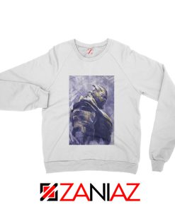 Thanos Best Sweatshirt Avengers Endgame Sweatshirt Size S-2XL White