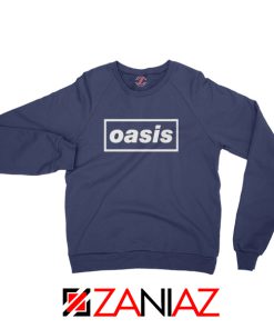 The Band Oasis Sweatshirt Oasis UK Band Best Sweatshirt Size S-2XL Navy