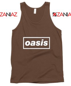 The Band Oasis Tank Top Oasis UK Band Best Tank Top Size S-3XL Brown