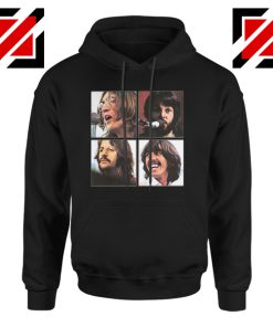 Rock Music Face Black Hoodie