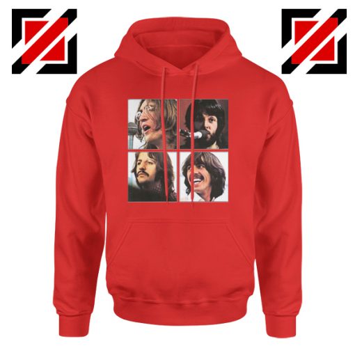 Rock Music Face Red Hoodie