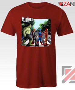 The Heroes Avenger Tee Shirts Marvel Studios Best T-Shirts Size S-3XL Red