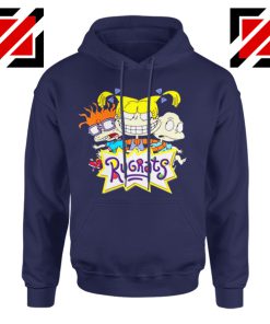 The Rugrats Hoodie Nickelodeon Rugrats Best Hoodie Size S-2XL Navy Blue