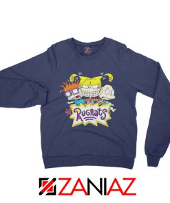 The Rugrats Sweatshirt Nickelodeon Rugrats Best Sweatshirt Size S-2XL Navy