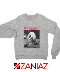 The Stooges Concert Men Sweatshirt American Music Sweatshirt Sport Grey