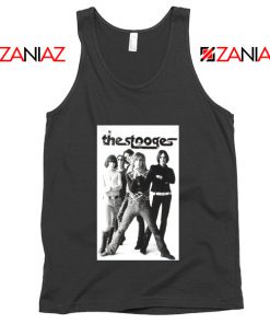 The Stooges Iggy Pop American Music Band Cheap Best Tank Top Black