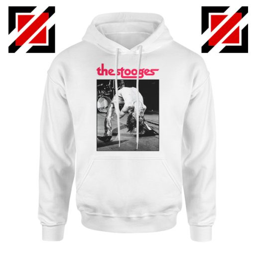 The Stooges Performing Men Hoodie American Music Concert Hoodie White