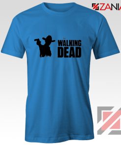 The Walking Dead Tee Shirt American Horror TV Series Best Tshirt Blue