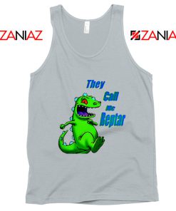 They Call Me Reptar Tank Top Reptar Rugrats Tank Top Size S-3XL Grey