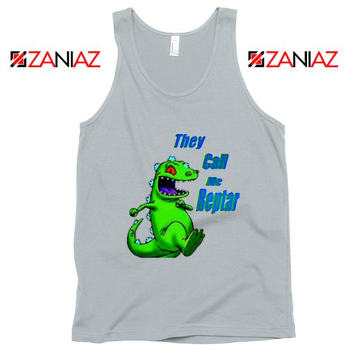 They Call Me Reptar Tank Top Reptar Rugrats Tank Top Size S-3XL Grey