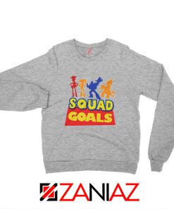 Toy Story Squad Goals Sweatshirt Disney Picture Sweatshirt Size S-2XL Grey