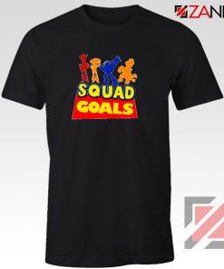 Toy Story Squad Goals T Shirt Disney Picture Tee Shirts Size S-3XL Black