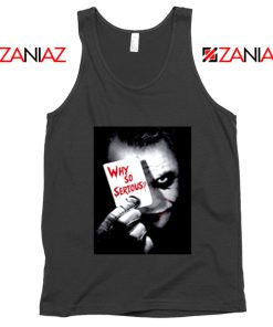 Why So Serious Tank Top Joker Film 2019 Tank Top Size S-3XL Black