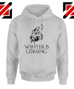 Winter Is Coming Hoodie Game Of Thrones Hoodie Size S-2XL Sport Grey