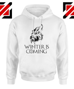 Winter Is Coming Hoodie Game Of Thrones Hoodie Size S-2XL White