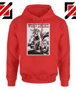 Wolverine Biker Hoodie Marvel X-Men Cheap Hoodie Size S-2XL Red