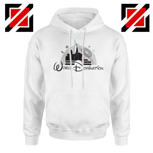 World Domination Best Hoodie Disney Funny Hoodie Size S-2XL White