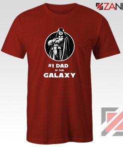 1 Dad In The Galaxy Tee Shirt Star Wars Design T-Shirt Size S-3XL Red