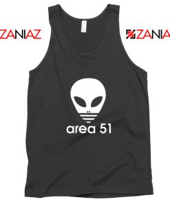 Area 51 Alien Tank Top 3 Stripe Adidas Logo Parody Tank Top Black