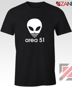 Area 51 Alien Tee Shirt 3 Stripe Adidas Logo Parody T-Shirt Size S-3XL Black