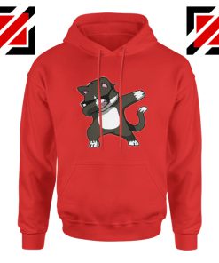 Cartoon Cat Style Hoodie Best Cat Lover Women Hoodie Size S-2XL Red