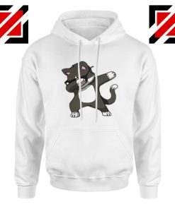 Cartoon Cat Style Hoodie Best Cat Lover Women Hoodie Size S-2XL White