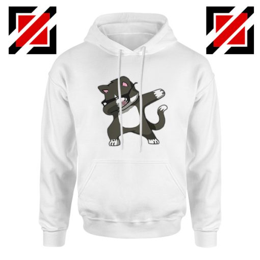 Cartoon Cat Style Hoodie Best Cat Lover Women Hoodie Size S-2XL White