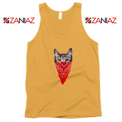 Cat Gangster Tank Top Funny Animal Tank Top Size S-3XL Sunshine