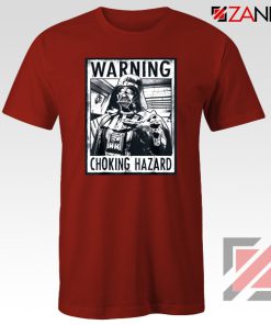 Choking Hazard Darth Vader Red Tshirt