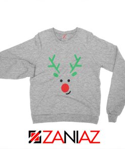 Christmas Reindeer Grey Sweatshirt