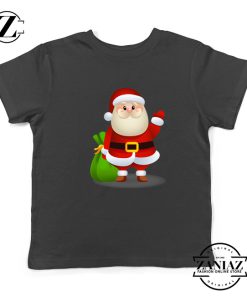 Christmas Santa Claws Gift Kids T-Shirt Size S-XL Black