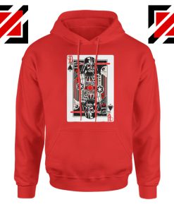 Darth Vader King of Spades Graphic Hoodie Star Wars Hoodie Size S-2XL Red