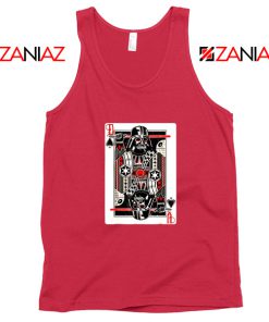 Darth Vader King of Spades Tank Top Star Wars Tank Top Size S-3XL Red