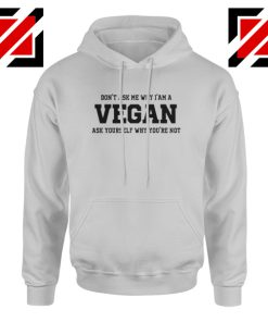 Vegetarian Best Hoodie Sport Grey