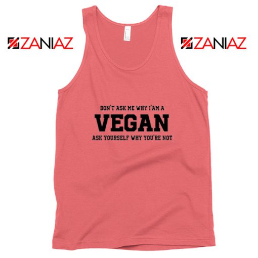 Humor Vegetarian Tank Top Red