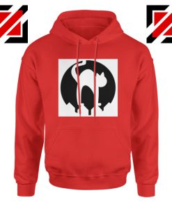 Halloween Cat Silhouette Hoodie Cat Lover Hoodie Size S-2XL Red