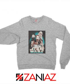 Han Solo Movie Sweatshirt Star Wars The Hero Sweatshirt Size S-2XL Sport Grey