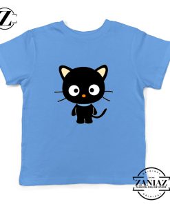 Hello Kitty Youth Shirt Funny Cat Lover Kids Tshirt Size S-XL Light Blue
