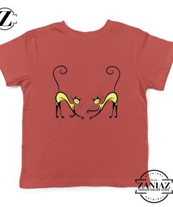 Cute Cat Kitten Twins Kids T-Shirt