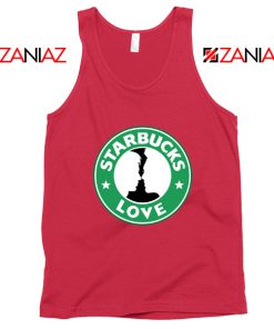 Love Women Tank Top Starbucks Parody Tank Top Size S-3XL Red