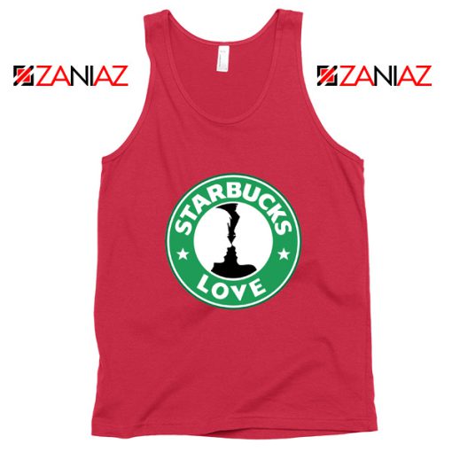 Love Women Tank Top Starbucks Parody Tank Top Size S-3XL Red