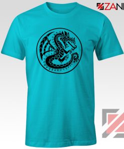 Monster Hunter Logo T Shirt Designs Video Games Tshirt Size S-3XL Light Blue