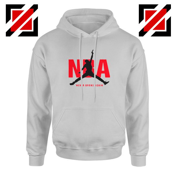 nba hoodie grey