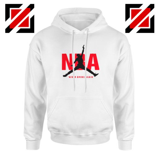 Never Broke Again NBA White Hoodie