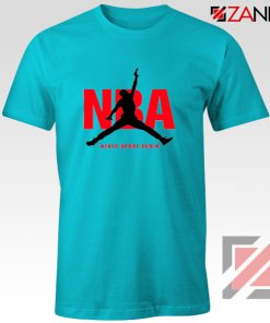 Never Broke Again NBA Tee Shirt Funny NBA T-Shirt Size S-3XL Light Blue