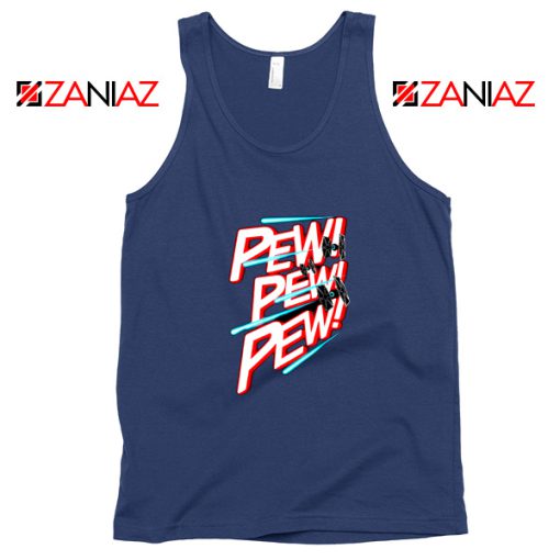 Star War Pew Pew Pew Graph Funny Tank Top