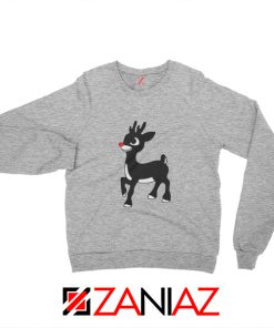 Cute Cartoon Reindeer Red Nose Sweatshirt