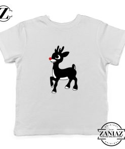 Red Nose Reindeer Youth Tshirt Ugly Christmas Kids T Shirt White